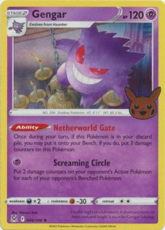 Pokemon Card - Trick or Trade BOOster Promo 066/196 - GENGAR (holo-foil)