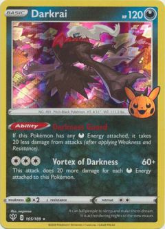 Pokemon Card - Trick or Trade BOOster Promo 105/189 - DARKRAI (holo-foil)