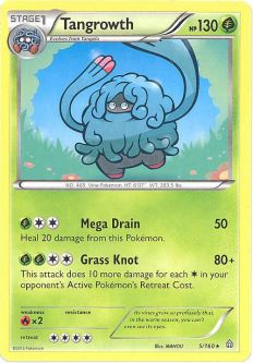 Pokemon Card - XY: Primal Clash 5/160 - TANGROWTH (rare)