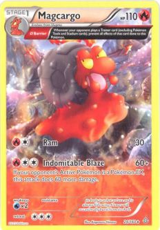 Pokemon Card - XY Primal Clash 24/160 - MAGCARGO (rare)