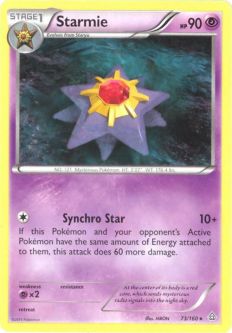 Pokemon Card - XY Primal Clash 73/160 - STARMIE (rare)