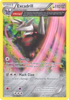 Pokemon Card - XY Primal Clash 97/160 - EXCADRILL (holo-foil)