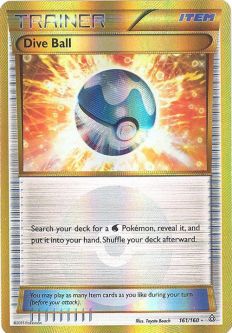 Pokemon Card - XY Primal Clash 161/160 - DIVE BALL (holo-foil)