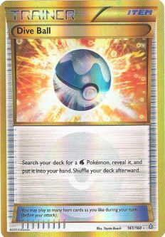 Pokemon Card - XY: Primal Clash 161/160 - DIVE BALL (holo-foil)