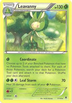 Pokemon Card - XY Phantom Forces 7/119 - LEAVANNY (rare)