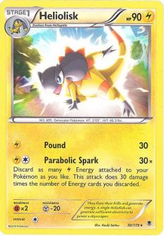 Pokemon Card - XY Phantom Forces 30/119 - HELIOLISK (holo-foil)