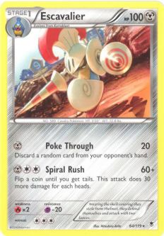 Pokemon Card - XY Phantom Forces 64/119 - ESCAVALIER (rare)