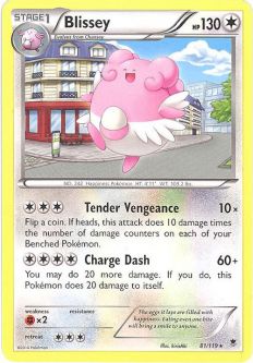 Pokemon Card - XY Phantom Forces 81/119 - BLISSEY (rare)