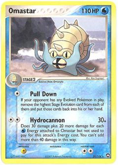 Pokemon Card - Power Keepers 20/108 - OMASTAR (rare)