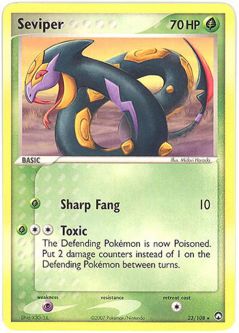 Pokemon Card - Power Keepers 23/108 - SEVIPER (rare)