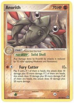 Pokemon Card - Power Keepers 26/108 - ANORITH (uncommon)
