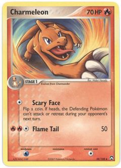 Pokemon Card - Power Keepers 28/108 - CHARMELEON (uncommon)