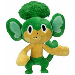 Pokemon Mini Plush - Black & White Series 2 - PANSAGE ( 7 inch )