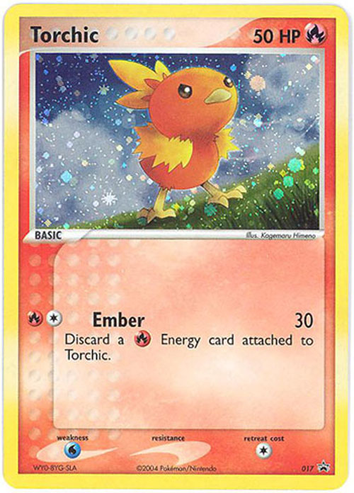 Pokemon Card Promo #017 - TORCHIC (holo-foil)