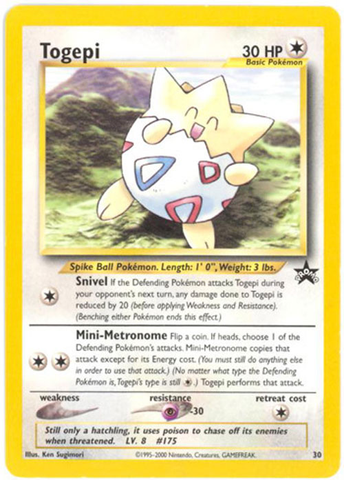 Pokemon Card - Black Star Promo #30 - TOGEPI