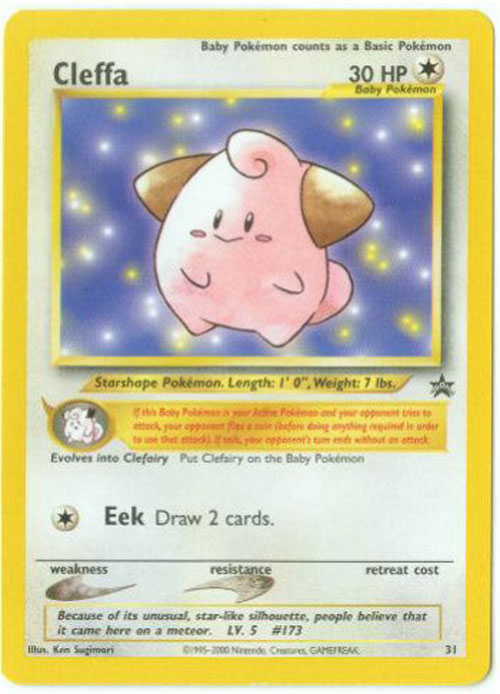 Pokemon Card - Black Star Promo #31 - CLEFFA
