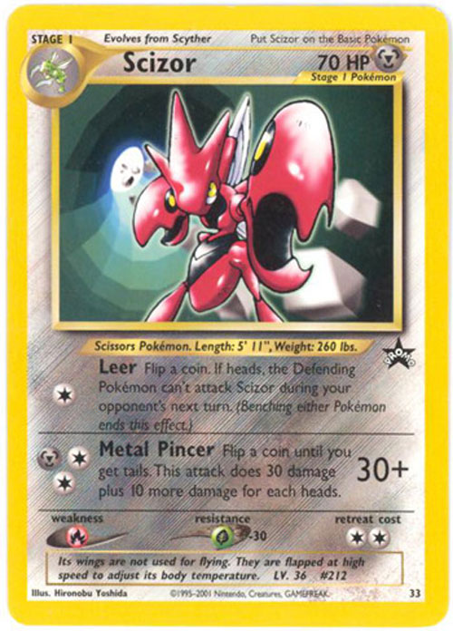 Pokemon Card - Black Star Promo #33 - SCIZOR