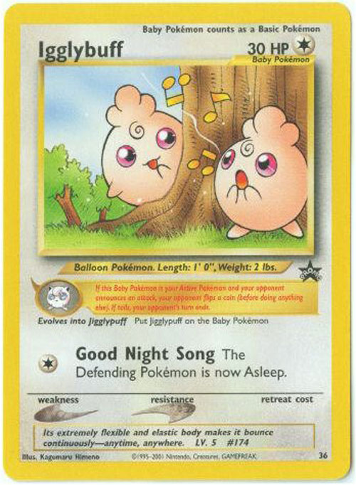 Pokemon Card - Black Star Promo #36 - IGGLYBUFF