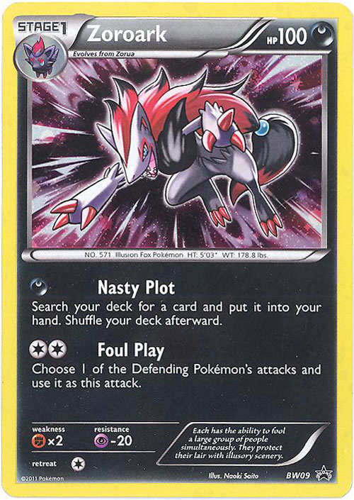 Pokemon Card Promo #BW09 - ZOROARK (holo-foil)