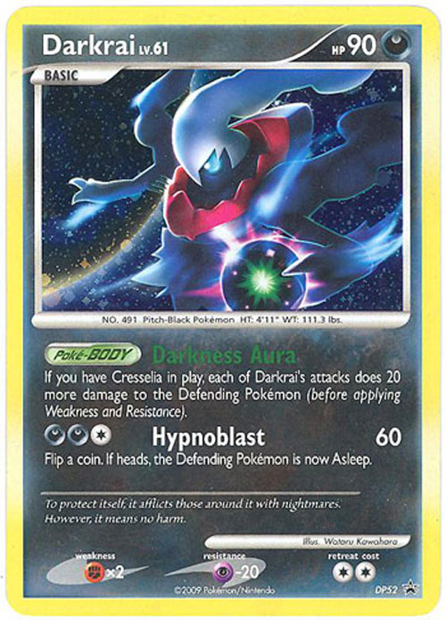 Pokemon Card Promo #DP52 - DARKRAI lv.61 (holo-foil)