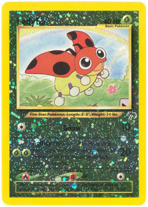 Pokemon Card - Southern Island Promo #7/18 - LEDYBA (holo-foil)