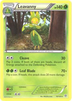 Pokemon Card - Plasma Storm 10/135 - LEAVANNY (rare)