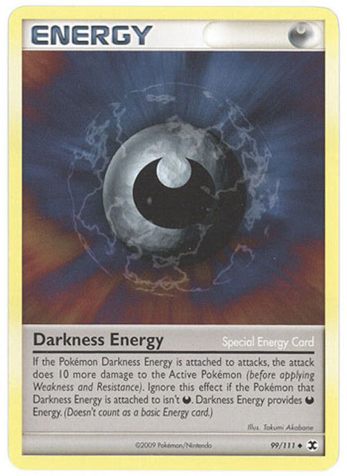 Pokemon Card - Rising Rivals 99/111 - DARKNESS ENERGY (uncommon)
