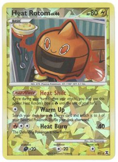 Pokemon Card - PL: Rising Rivals RT3 - HEAT ROTOM Lv.46 (ultra rare holo-foil)