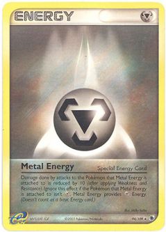 Pokemon Card - Ruby & Sapphire 94/109 - METAL ENERGY (rare)