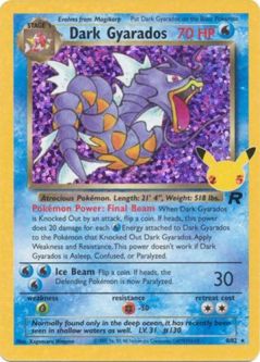 Pokemon Card - Celebrations Classic Collection 8/82 - DARK GYARADOS (holo-foil)