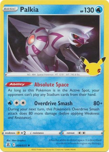 Pokemon Trading Card Game Celebrations Holo Rare Palkia #4