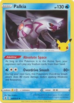 Pokemon Card - Celebrations 004/025 - PALKIA (holo-foil)