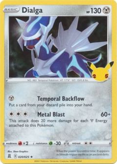 Pokemon Card - Celebrations 020/025 - DIALGA (holo-foil)