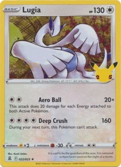 Pokemon Card - Celebrations 022/025 - LUGIA (holo-foil)