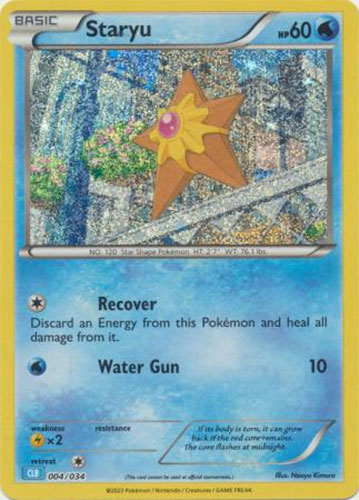 Pokemon Card - Classic Collection [CLB] 004/034 - STARYU (holo-foil)