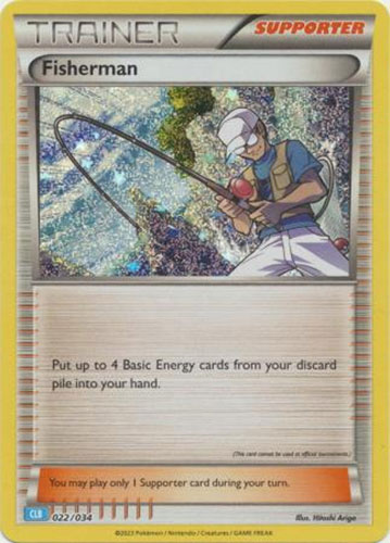 Pokemon Card - Classic Collection [CLB] 022/034 - FISHERMAN (holo-foil)