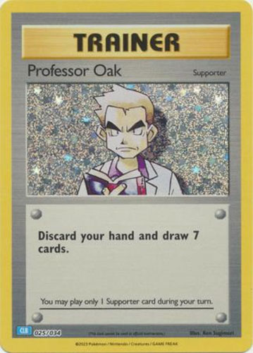 Pokemon Card - Classic Collection [CLB] 025/034 - PROFESSOR OAK (holo-foil)