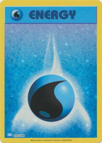 Pokemon Card - Classic Collection [CLB] 033/034 - WATER ENERGY