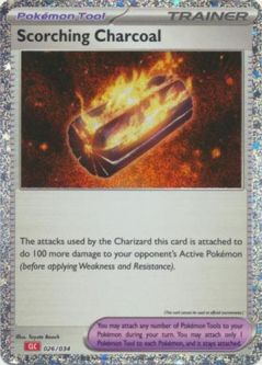 Pokemon Card - Classic Collection [CLC] 026/034 - SCORCHING CHARCOAL (holo-foil)