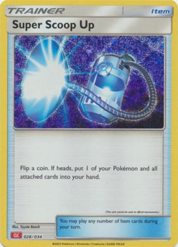 scoop up pokemon card Net UR put 1 of your Pokemon and all cards attached to it into your hand Pokemon Trading Card Game Classic