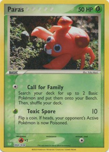 Pokemon Card - Classic Collection [CLV] 004/034 - PARAS