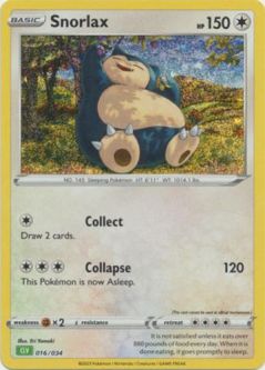Pokemon Card - Classic Collection [CLV] 016/034 - SNORLAX (holo-foil)