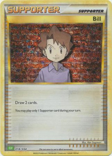 Pokemon Card - Classic Collection [CLV] 018/034 - BILL (holo-foil):  BBToyStore.com - Toys, Plush, Trading Cards, Action Figures & Games online  retail store shop sale