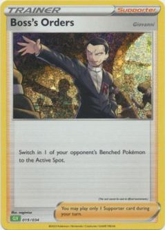 Pokemon Card - Classic Collection [CLV] 019/034 - BOSS'S ORDERS (holo-foil)