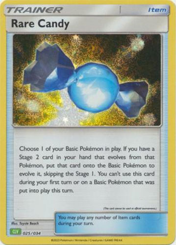 Pokemon Card - Classic Collection [CLV] 025/034 - RARE CANDY (holo-foil):  BBToyStore.com - Toys, Plush, Trading Cards, Action Figures & Games online  retail store shop sale