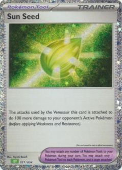 Pokemon Card - Classic Collection [CLV] 027/034 - SUN SEED (holo-foil)