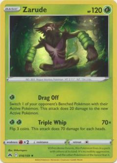 Pokemon Card - Crown Zenith 016/159 - ZARUDE (holo-foil)