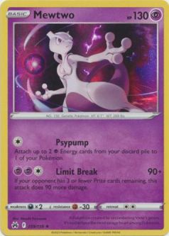 Pokemon Card - Crown Zenith 059/159 - MEWTWO (holo-foil)