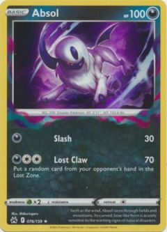 Pokemon Card - Crown Zenith 076/159 - ABSOL (holo-foil)