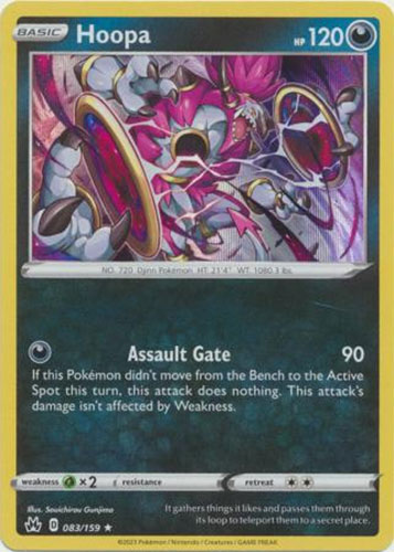 Pokemon Trading Card Game Crown Zenith Holo Rare Hoopa #83